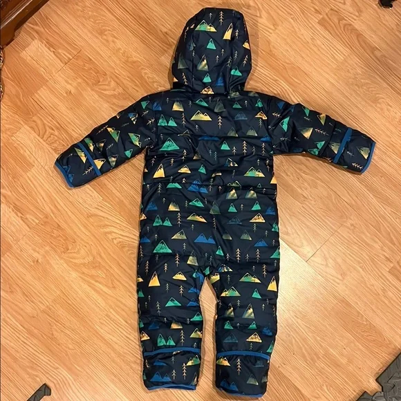 Columbia Kids Puffer Jacket - Blue and Green - Picture 3 of 4